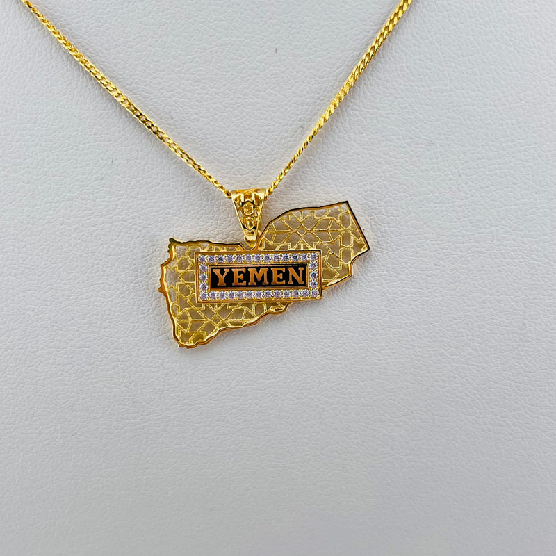 Yemen Map Charm