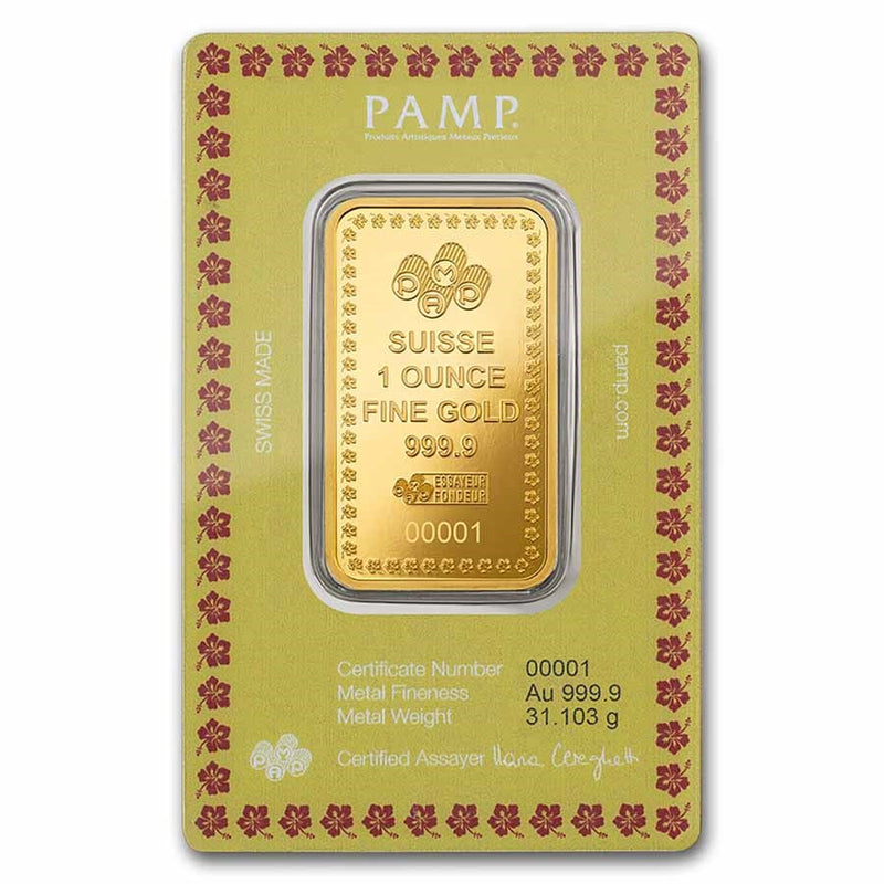 1oz PAMP Gold Bar - Diwali