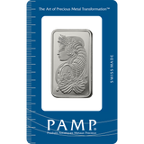 Fortuna Platinum Minted Bar - 1 oz