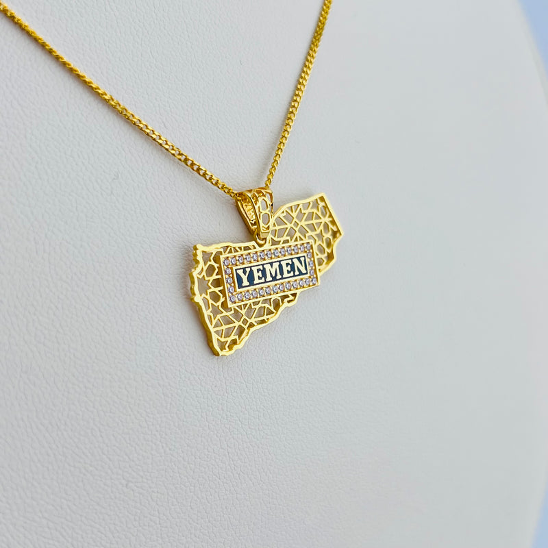 Yemen Map Charm