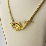 18kt Gold KOI FISH Necklace 30.5 grams | 173718