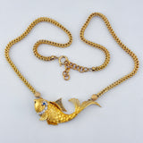 18kt Gold KOI FISH Necklace 30.5 grams | 173718