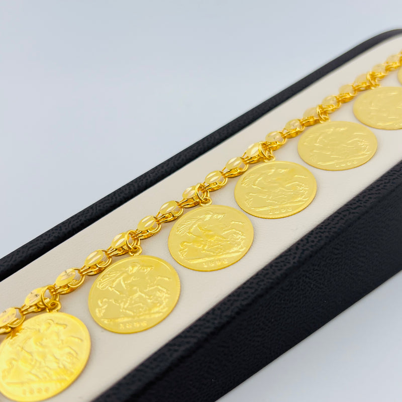 Halabi Lira Gold Bracelet