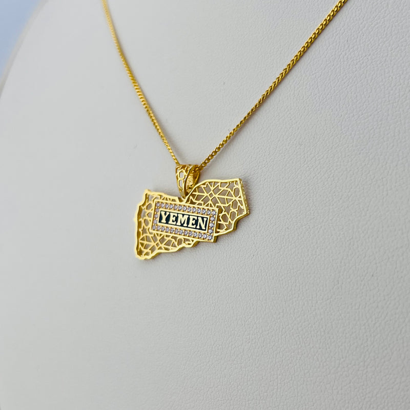 Yemen Map Charm