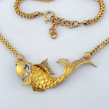 18kt Gold KOI FISH Necklace 30.5 grams | 173718