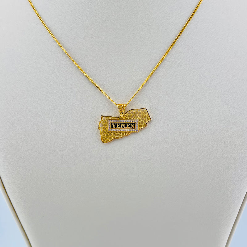 Yemen Map Charm