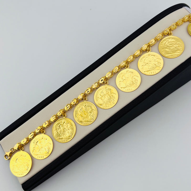 Halabi Lira Gold Bracelet