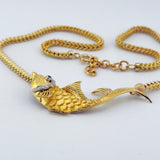 18kt Gold KOI FISH Necklace 30.5 grams | 173718