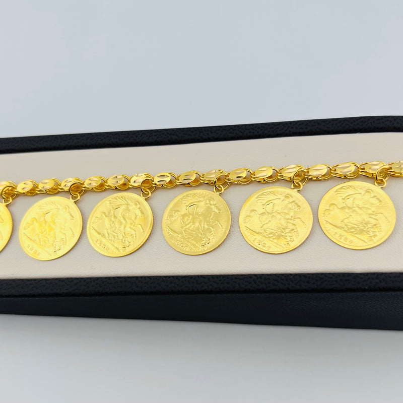 Halabi Lira Gold Bracelet