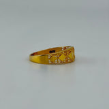 21K Gold Patterned Band Ring 1.57 grams | 206182
