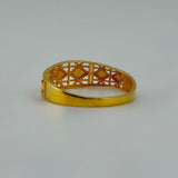 21K Gold Patterned Band Ring 1.57 grams | 206182