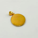 21K Gold Round Ayat Al Kursi Pendant 1.82 grams | 207760