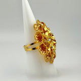 21K Gold Flower Ring 8.13 grams | 207750