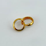 21K Gold Huggie Earrings with Stone 2.68 grams | 207764