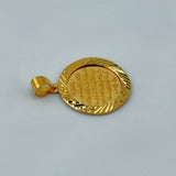 21K Gold Round Ayat Al Kursi Pendant 1.82 grams | 207760