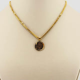 21K Gold Round Ayat Al Kursi Pendant 1.82 grams | 207760