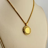 21K Gold Lira Charm Bead Pendant 5.36 grams | 207751