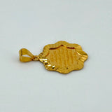 21K Gold Star Ayat Al Kursi Pendant 1.77 grams | 207754