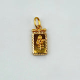 21K Gold Rose Charm Pendant 2.42 grams | 207759