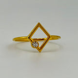 21K Gold Ring with Stone 1.5 grams | 206196
