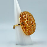 21K Gold Honeycomb Ring 9.69 grams | 207749