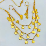 21K Gold Rashadi Matching Jewelry Set 21.52 Grams | 207976