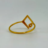 21K Gold Ring with Stone 1.5 grams | 206196