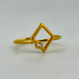 21K Gold Ring with Stone 1.5 grams | 206196