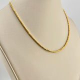 21K Gold Matching Bead Necklace & Bracelet Set 14.10 grams | 206244