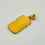 21K Gold Cushion Ayat Al Kursi Pendant 1.84 grams | 207753