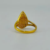 21K Gold Pear Shape Ring 2.9 grams | 206186