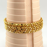 21K Gold Bangle Set of 6 sz Large 81.86 grams | 208177