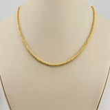 21K Gold Matching Bead Necklace & Bracelet Set 14.10 grams | 206244