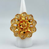 21K Gold Flower Ring 8.13 grams | 207750