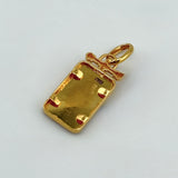21K Gold Rose Charm Pendant 2.42 grams | 207759
