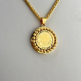 21K Gold Lira Charm Bead Pendant 5.36 grams | 207751