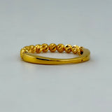 21K Gold Single Row Bead Ring 2.53 grams | 206184
