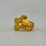 21K Gold Sculptural Ring 2.4 grams | 206191
