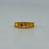 21K Gold Patterned Band Ring 1.57 grams | 206182