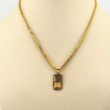 21K Gold Cushion Ayat Al Kursi Pendant 1.84 grams | 207753