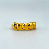 21K Gold Polished Bead Ring 2.11 grams | 206187