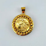 21K Gold Lira Charm Bead Pendant 5.36 grams | 207751