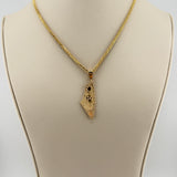 21K Gold Palestine Map Pendant Large 3.52 grams | 207798