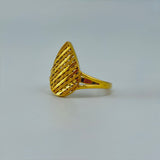 21K Gold Pear Shape Ring 2.9 grams | 206186