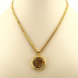 21K Gold Lira Charm Bead Pendant 5.36 grams | 207751