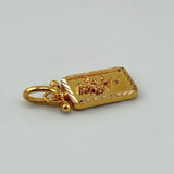 21K Gold Rose Charm Pendant 2.42 grams | 207759