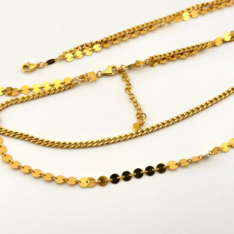 Modern 2 in 1 Gold Set
