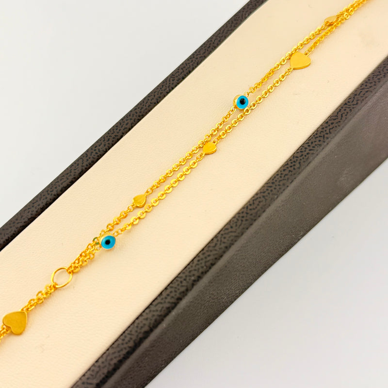 Eye & Heart Bracelet