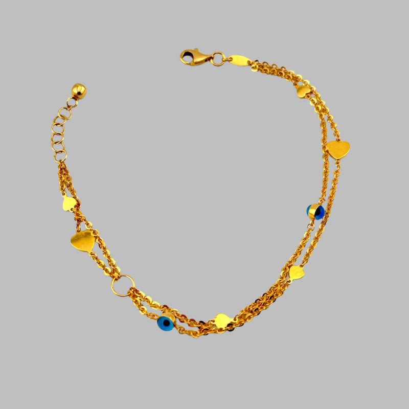 Eye & Heart Bracelet