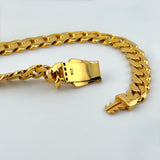 21K Gold Monaco Bracelet 7 Inch 10.76 grams | 206629